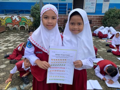 Kegiatan literasi dan numerasi pagi